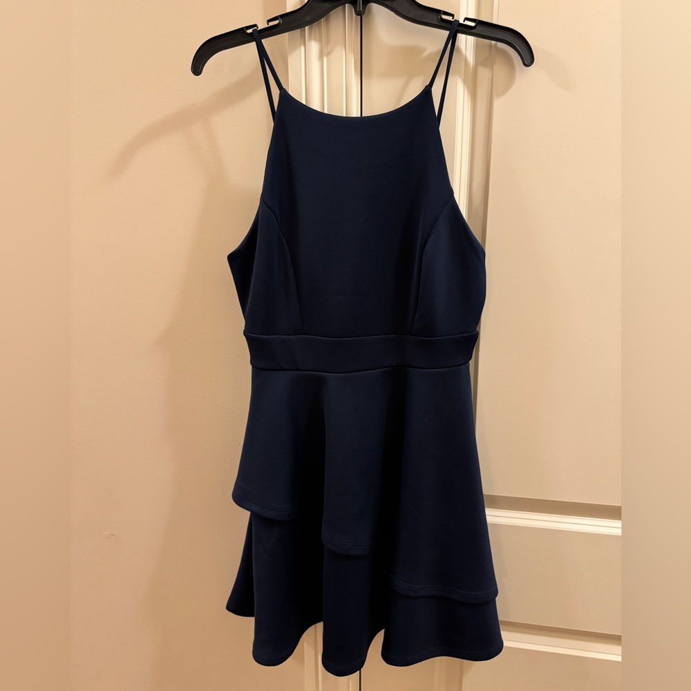 Altar'd State Deep Blue Dress NWT